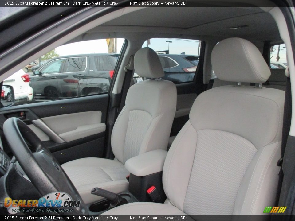 2015 Subaru Forester 2.5i Premium Dark Gray Metallic / Gray Photo #16
