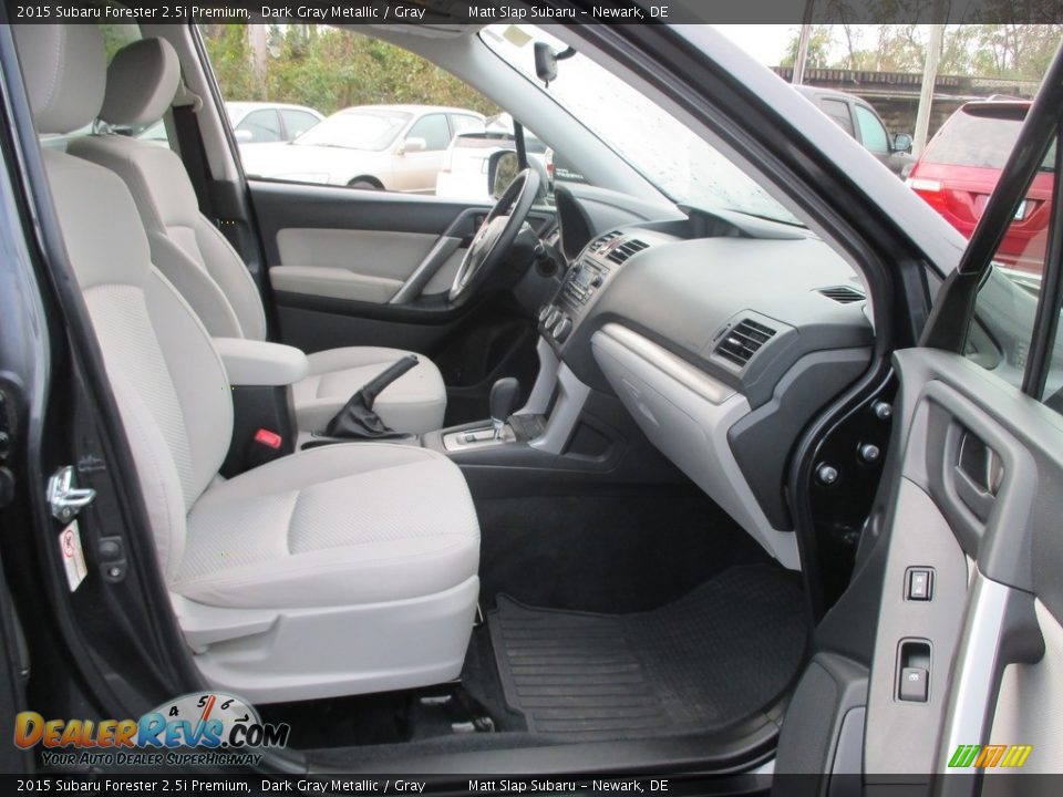 2015 Subaru Forester 2.5i Premium Dark Gray Metallic / Gray Photo #18