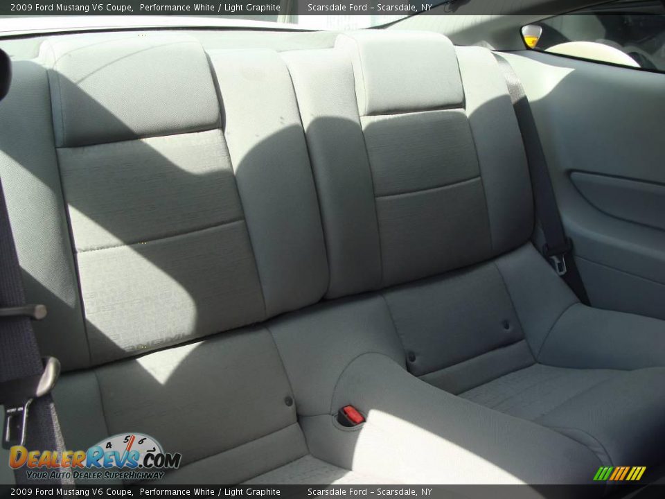 2009 Ford Mustang V6 Coupe Performance White / Light Graphite Photo #17