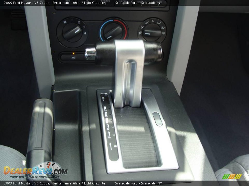 2009 Ford Mustang V6 Coupe Performance White / Light Graphite Photo #22