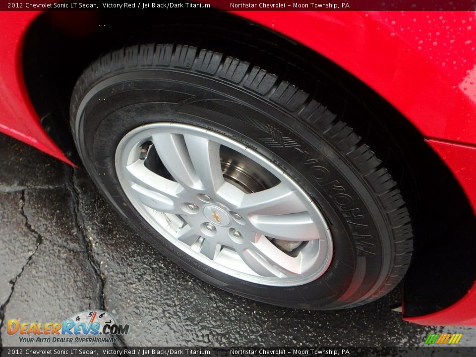 2012 Chevrolet Sonic LT Sedan Victory Red / Jet Black/Dark Titanium Photo #14
