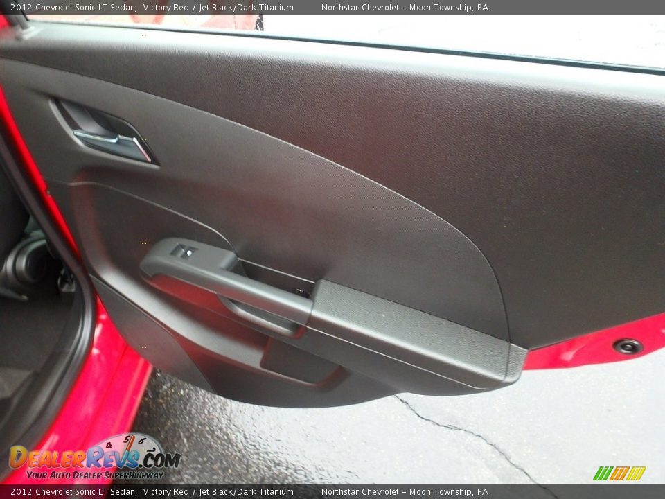 2012 Chevrolet Sonic LT Sedan Victory Red / Jet Black/Dark Titanium Photo #19
