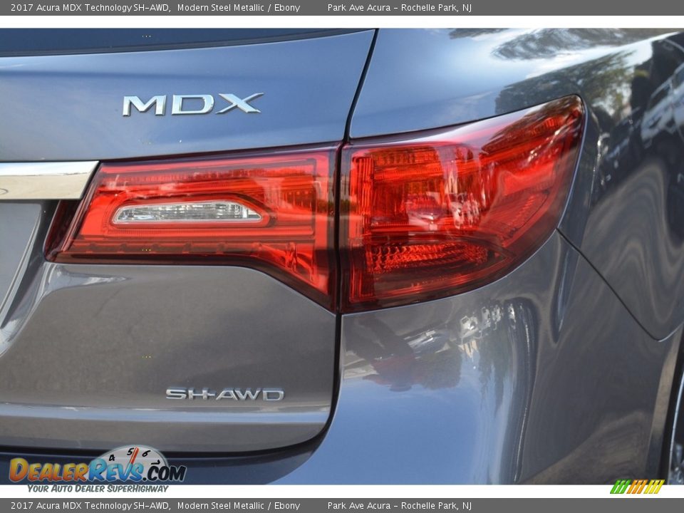 2017 Acura MDX Technology SH-AWD Modern Steel Metallic / Ebony Photo #24