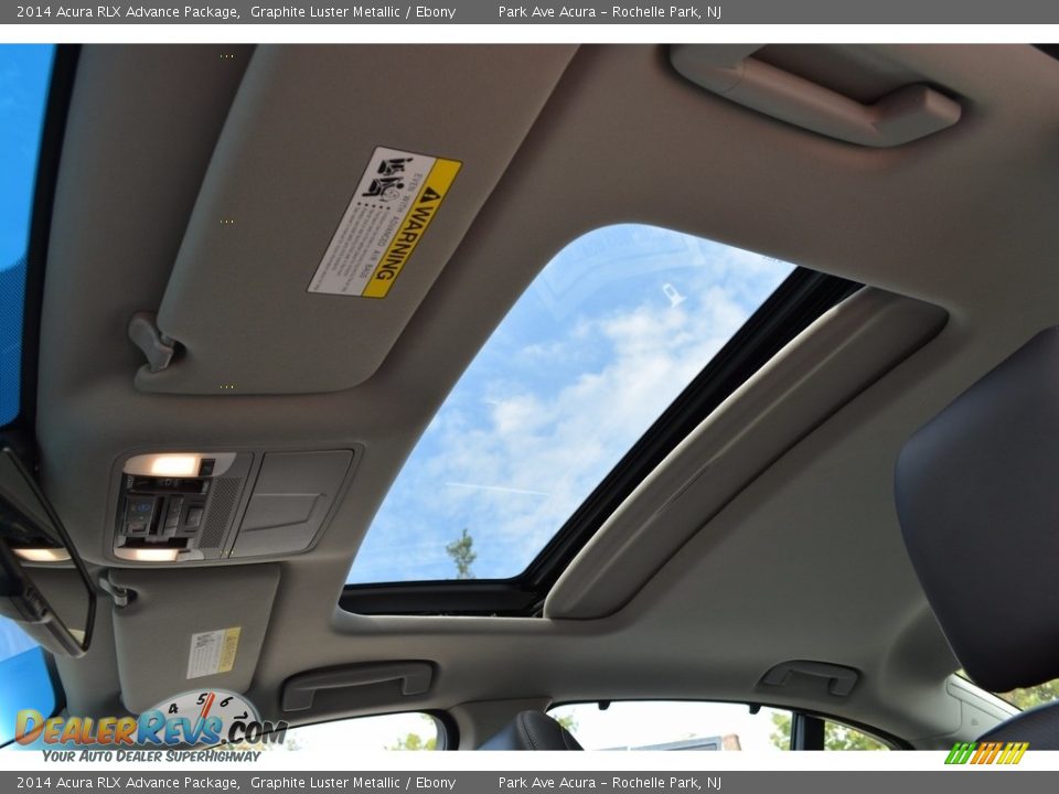 2014 Acura RLX Advance Package Graphite Luster Metallic / Ebony Photo #14