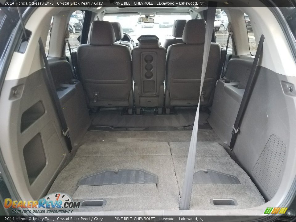 2014 Honda Odyssey EX-L Crystal Black Pearl / Gray Photo #10