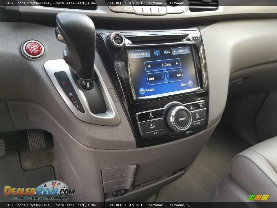 2014 Honda Odyssey EX-L Crystal Black Pearl / Gray Photo #12