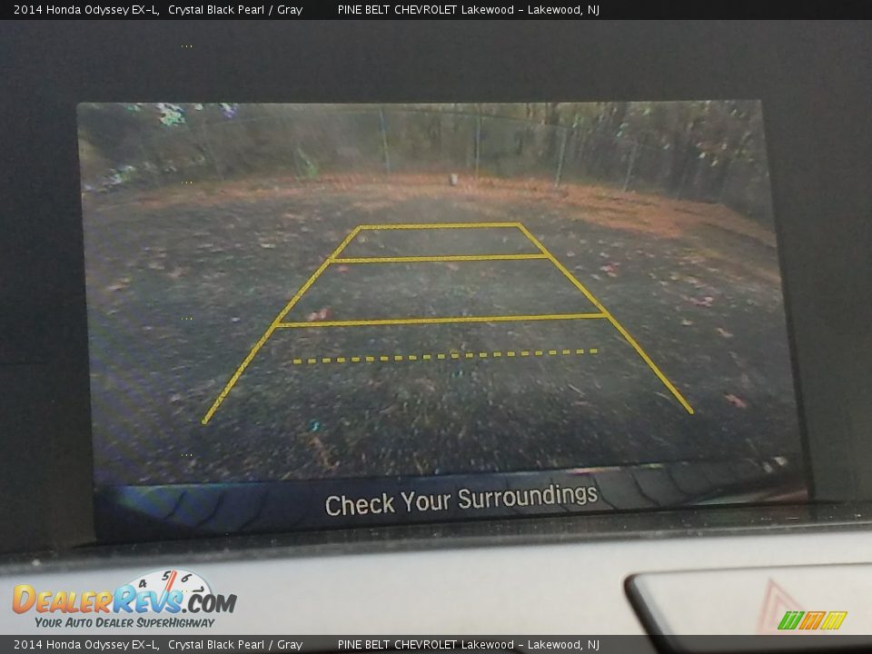 2014 Honda Odyssey EX-L Crystal Black Pearl / Gray Photo #16