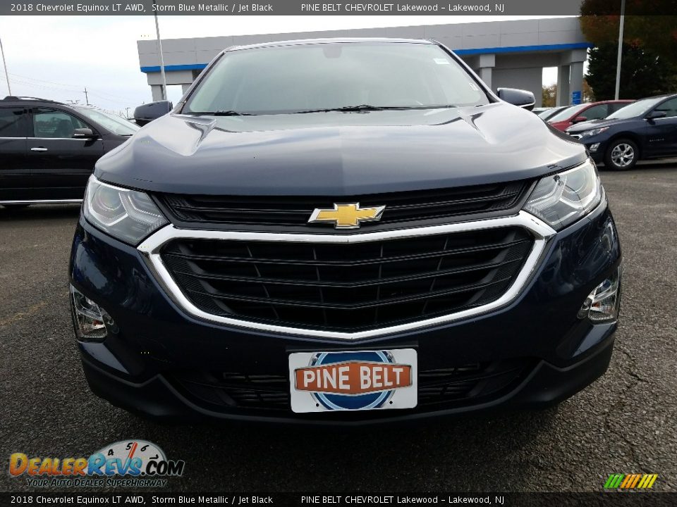 2018 Chevrolet Equinox LT AWD Storm Blue Metallic / Jet Black Photo #4