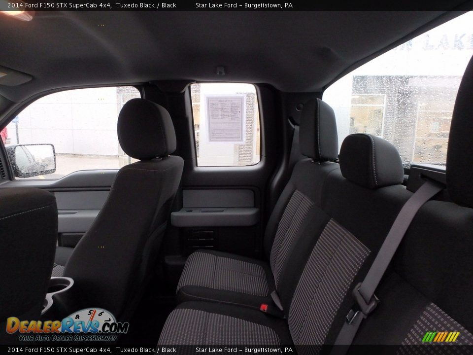 2014 Ford F150 STX SuperCab 4x4 Tuxedo Black / Black Photo #11