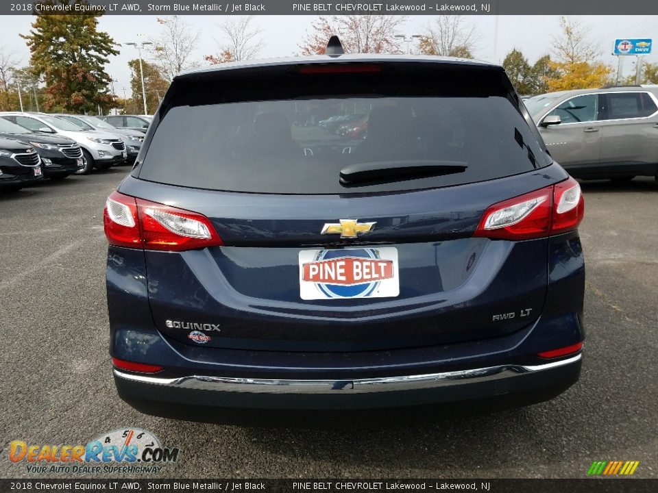 2018 Chevrolet Equinox LT AWD Storm Blue Metallic / Jet Black Photo #7