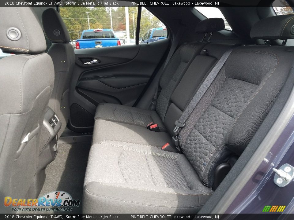 2018 Chevrolet Equinox LT AWD Storm Blue Metallic / Jet Black Photo #8
