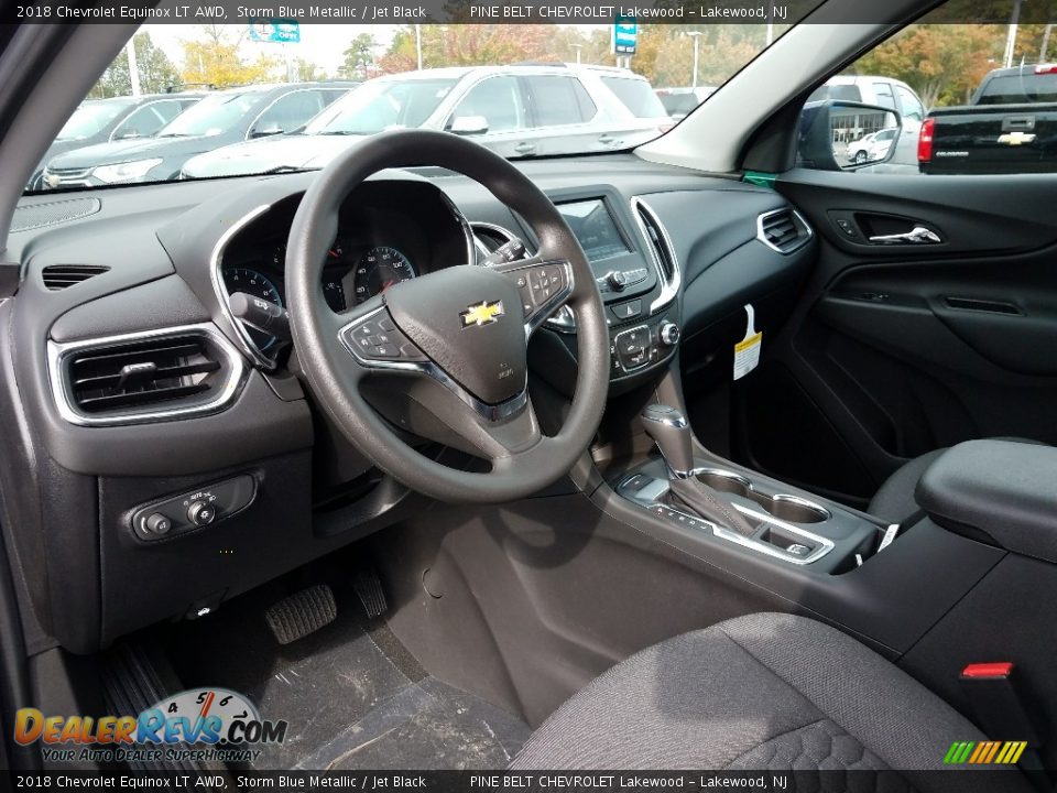 2018 Chevrolet Equinox LT AWD Storm Blue Metallic / Jet Black Photo #9