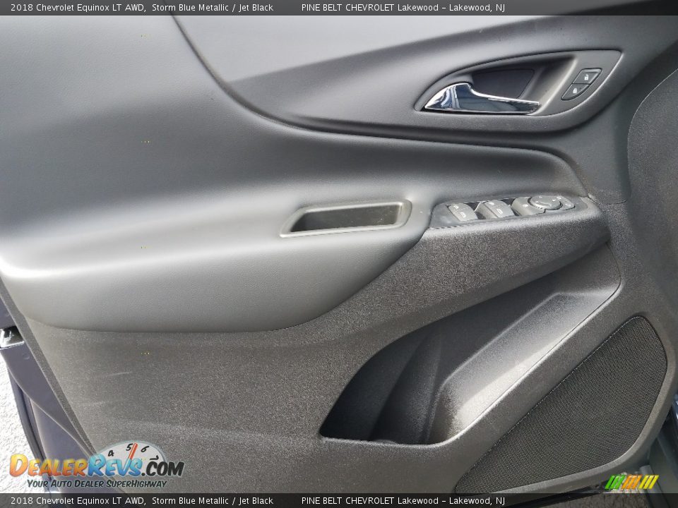 2018 Chevrolet Equinox LT AWD Storm Blue Metallic / Jet Black Photo #10