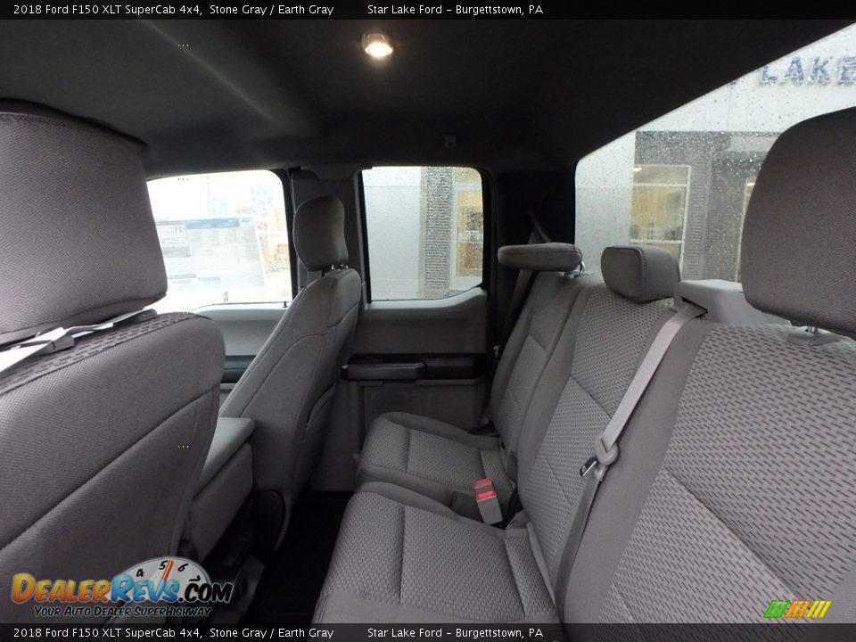 2018 Ford F150 XLT SuperCab 4x4 Stone Gray / Earth Gray Photo #10