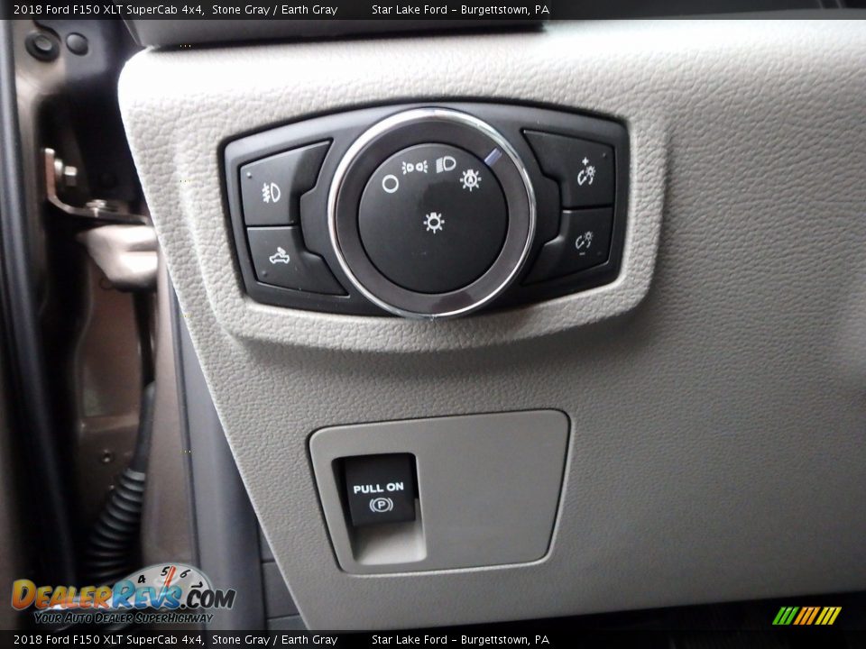 2018 Ford F150 XLT SuperCab 4x4 Stone Gray / Earth Gray Photo #14