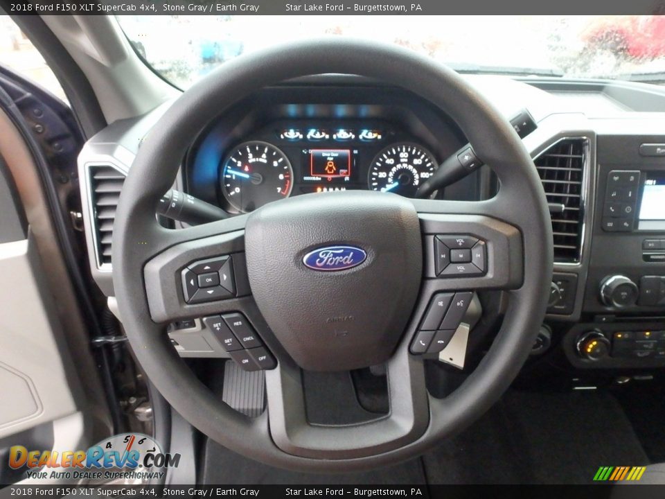 2018 Ford F150 XLT SuperCab 4x4 Stone Gray / Earth Gray Photo #15