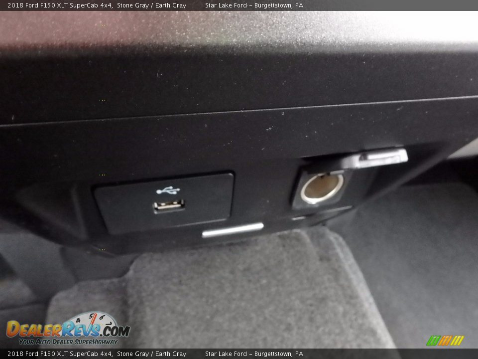 2018 Ford F150 XLT SuperCab 4x4 Stone Gray / Earth Gray Photo #18
