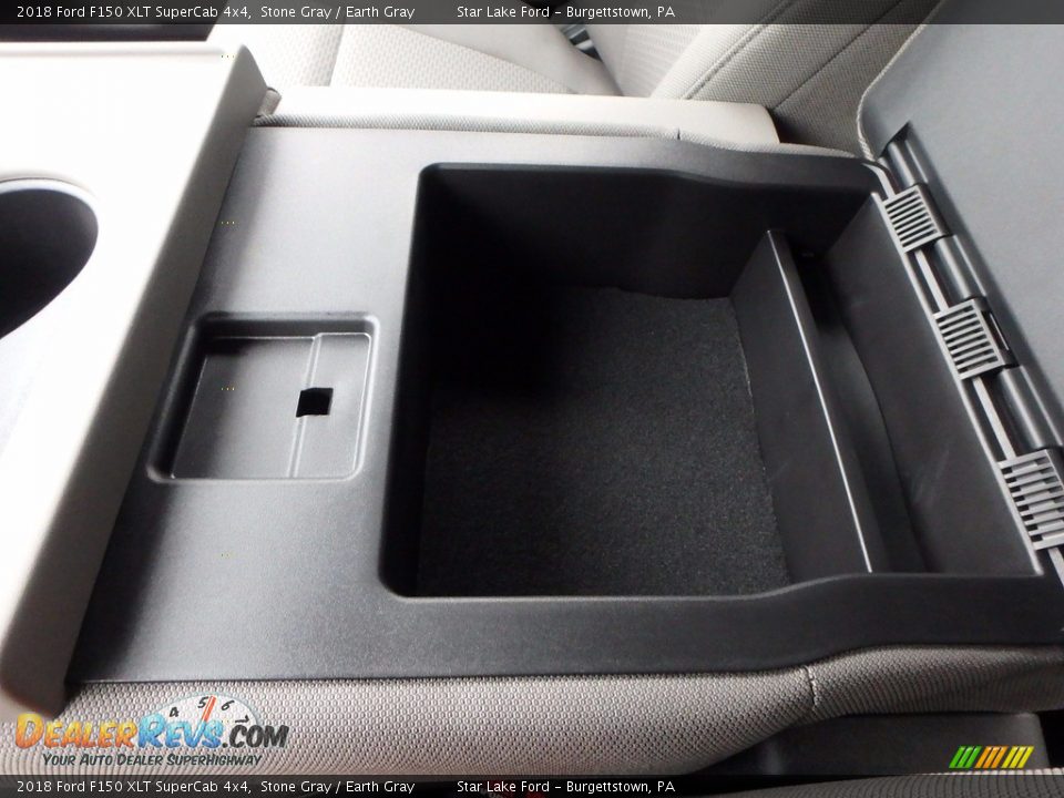 2018 Ford F150 XLT SuperCab 4x4 Stone Gray / Earth Gray Photo #20