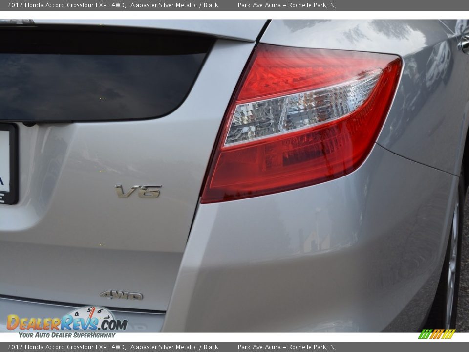 2012 Honda Accord Crosstour EX-L 4WD Alabaster Silver Metallic / Black Photo #24