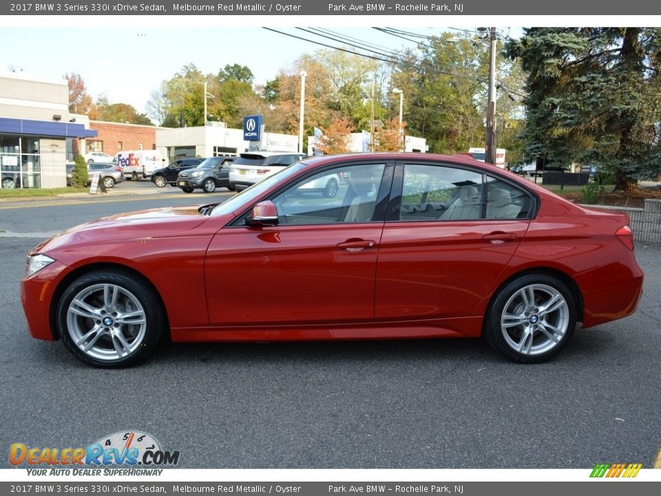 2017 BMW 3 Series 330i xDrive Sedan Melbourne Red Metallic / Oyster Photo #5