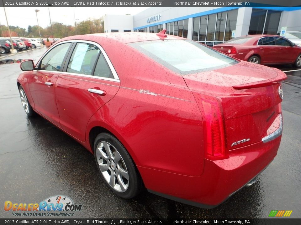 2013 Cadillac ATS 2.0L Turbo AWD Crystal Red Tintcoat / Jet Black/Jet Black Accents Photo #4