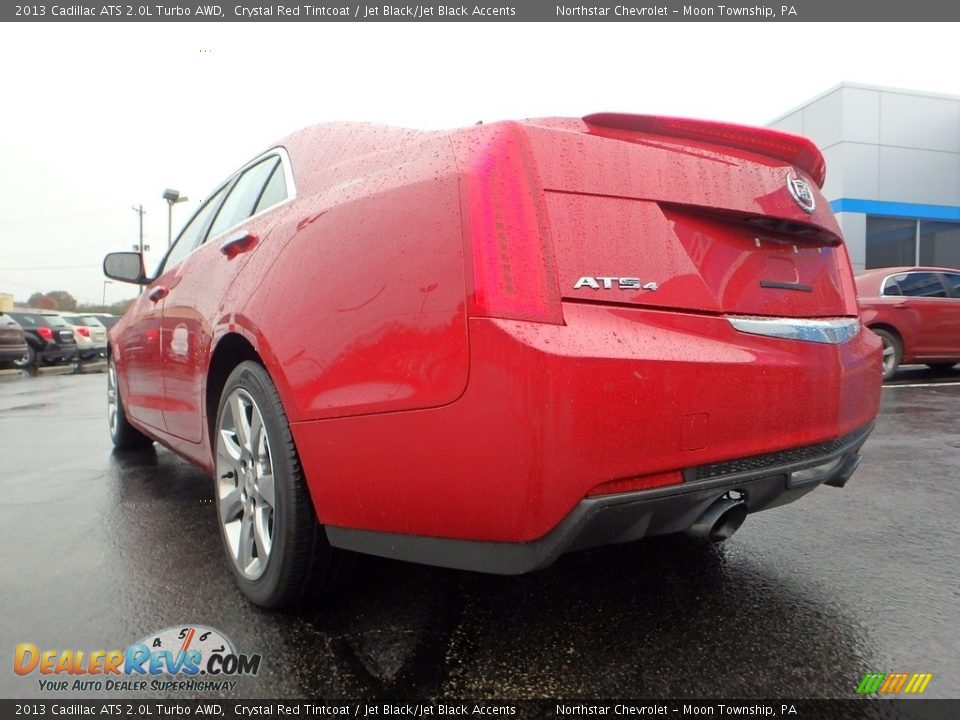 2013 Cadillac ATS 2.0L Turbo AWD Crystal Red Tintcoat / Jet Black/Jet Black Accents Photo #5