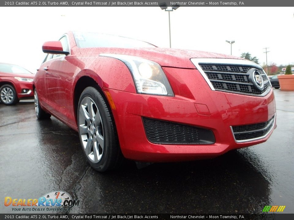 2013 Cadillac ATS 2.0L Turbo AWD Crystal Red Tintcoat / Jet Black/Jet Black Accents Photo #12