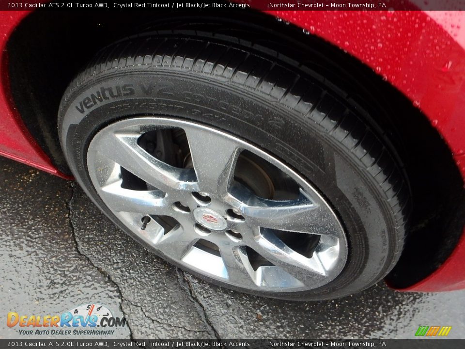 2013 Cadillac ATS 2.0L Turbo AWD Crystal Red Tintcoat / Jet Black/Jet Black Accents Photo #14