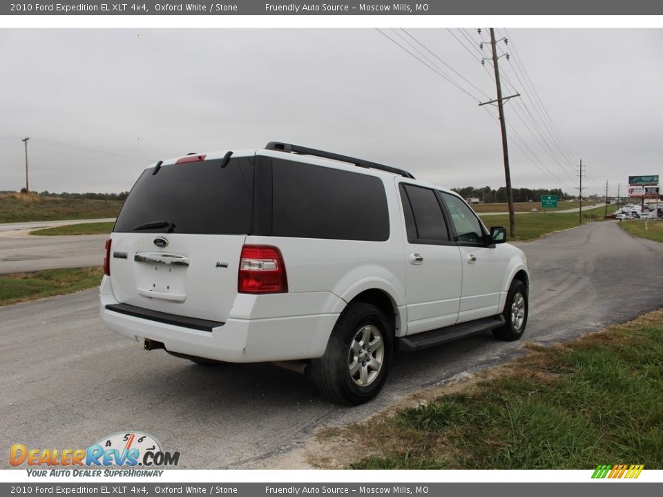 2010 Ford Expedition EL XLT 4x4 Oxford White / Stone Photo #6