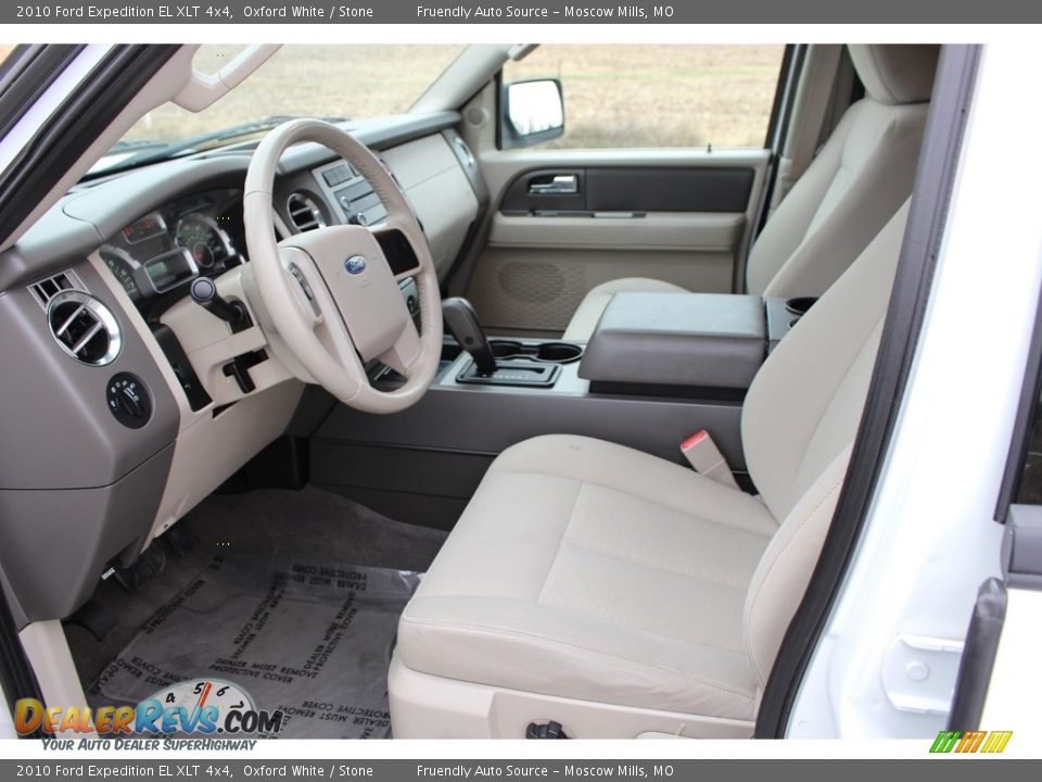2010 Ford Expedition EL XLT 4x4 Oxford White / Stone Photo #8