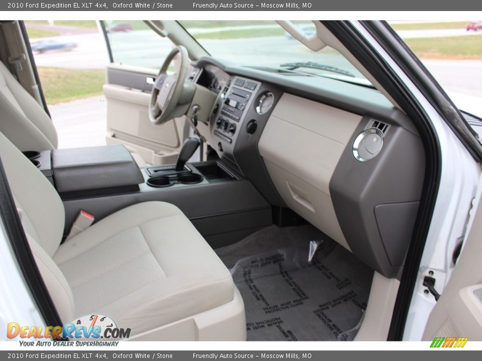 2010 Ford Expedition EL XLT 4x4 Oxford White / Stone Photo #15