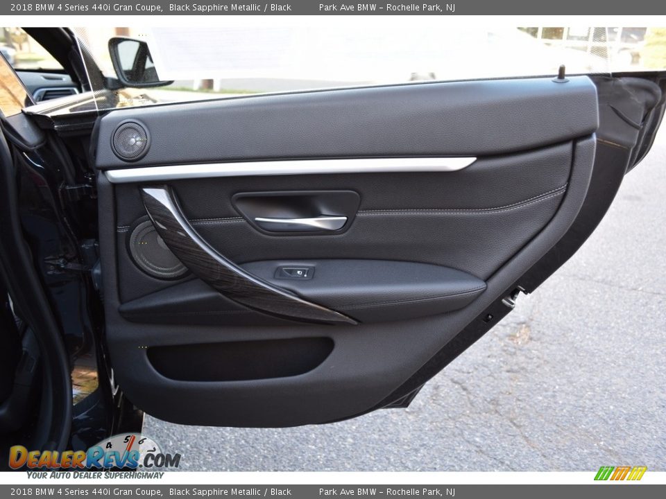 2018 BMW 4 Series 440i Gran Coupe Black Sapphire Metallic / Black Photo #24