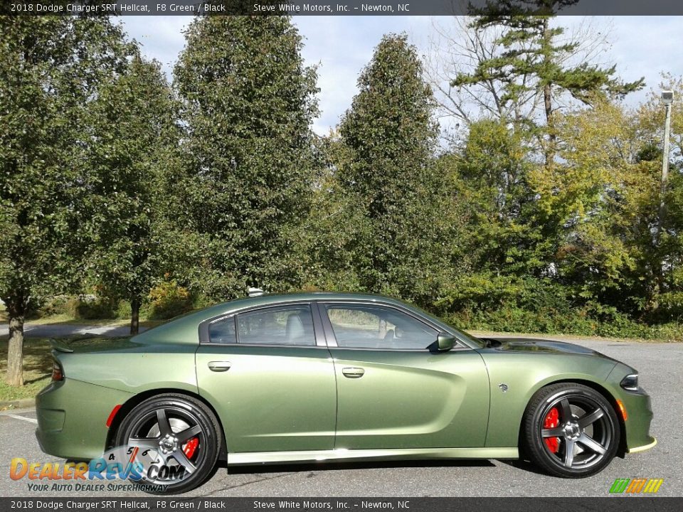 2018 Dodge Charger SRT Hellcat F8 Green / Black Photo #5