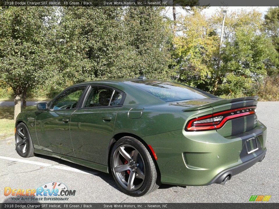 2018 Dodge Charger SRT Hellcat F8 Green / Black Photo #8