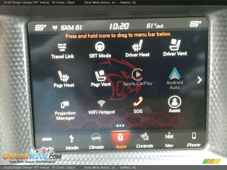 2018 Dodge Charger SRT Hellcat F8 Green / Black Photo #25