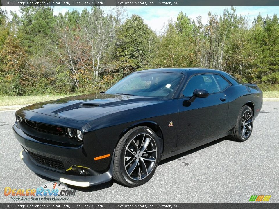 2018 Dodge Challenger R/T Scat Pack Pitch Black / Black Photo #2