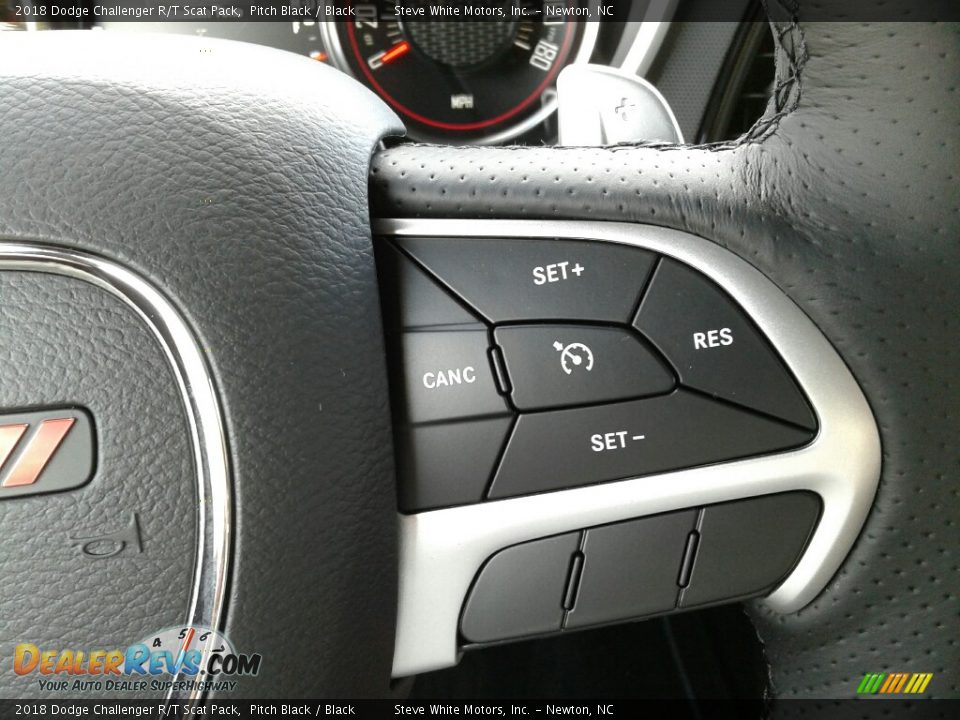 2018 Dodge Challenger R/T Scat Pack Pitch Black / Black Photo #18
