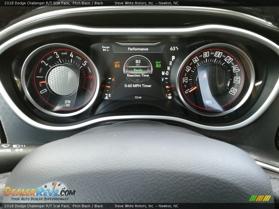 2018 Dodge Challenger R/T Scat Pack Pitch Black / Black Photo #19