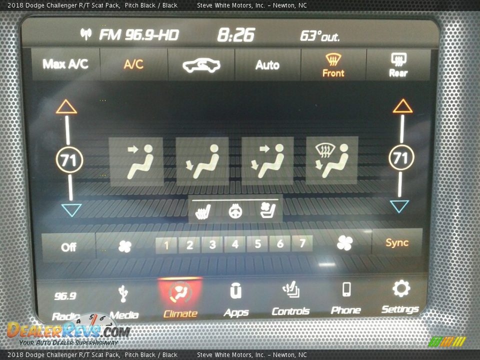 2018 Dodge Challenger R/T Scat Pack Pitch Black / Black Photo #24