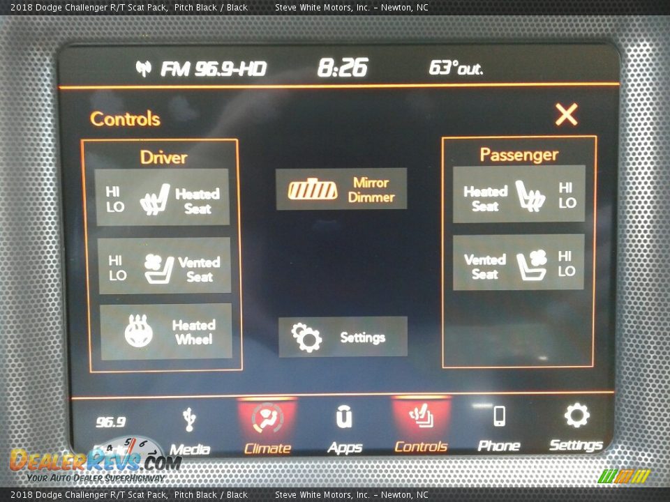 2018 Dodge Challenger R/T Scat Pack Pitch Black / Black Photo #25