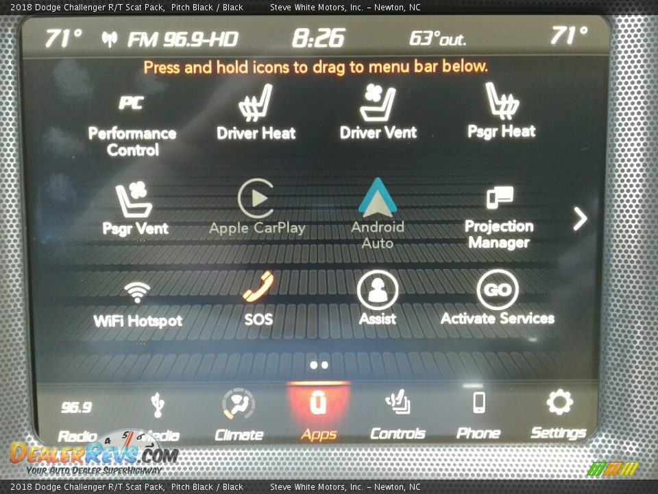 2018 Dodge Challenger R/T Scat Pack Pitch Black / Black Photo #26