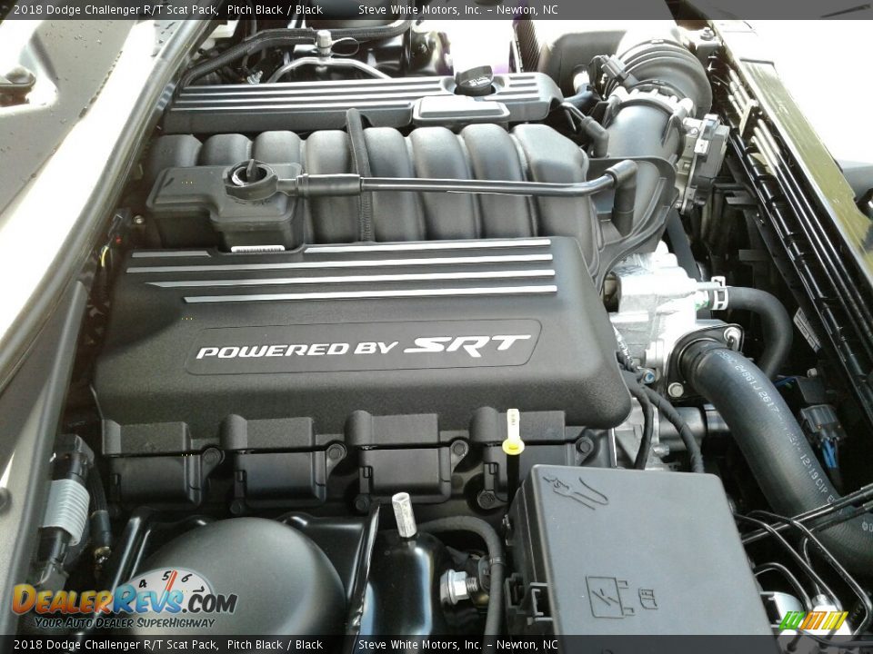2018 Dodge Challenger R/T Scat Pack Pitch Black / Black Photo #29