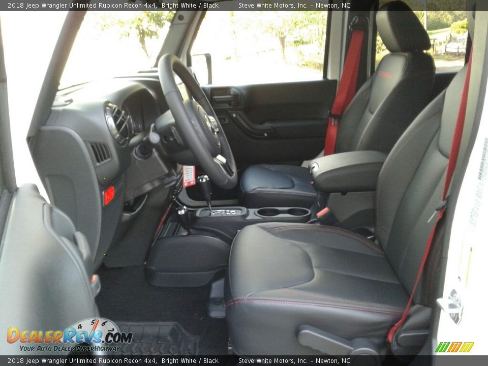 Black Interior - 2018 Jeep Wrangler Unlimited Rubicon Recon 4x4 Photo #10