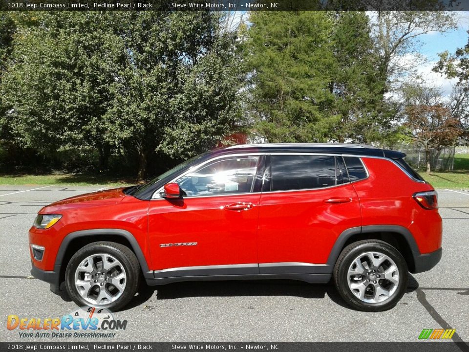 2018 Jeep Compass Limited Redline Pearl / Black Photo #1