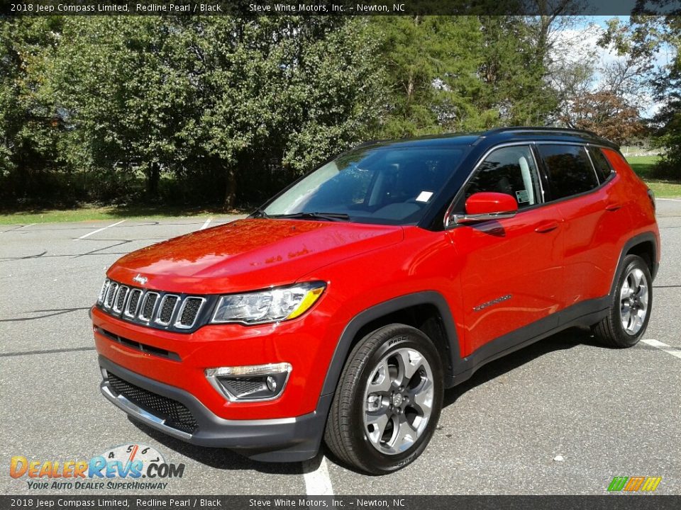 2018 Jeep Compass Limited Redline Pearl / Black Photo #2