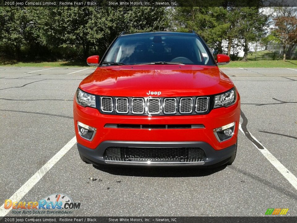 2018 Jeep Compass Limited Redline Pearl / Black Photo #3