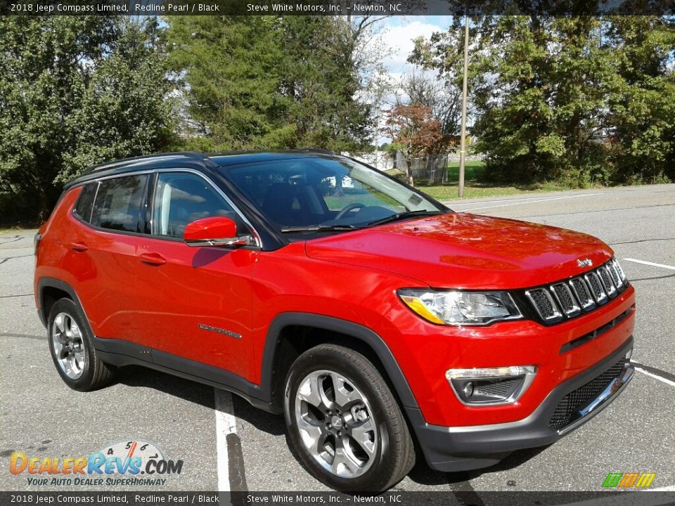 2018 Jeep Compass Limited Redline Pearl / Black Photo #4