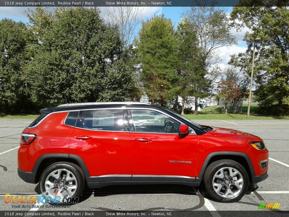 2018 Jeep Compass Limited Redline Pearl / Black Photo #5
