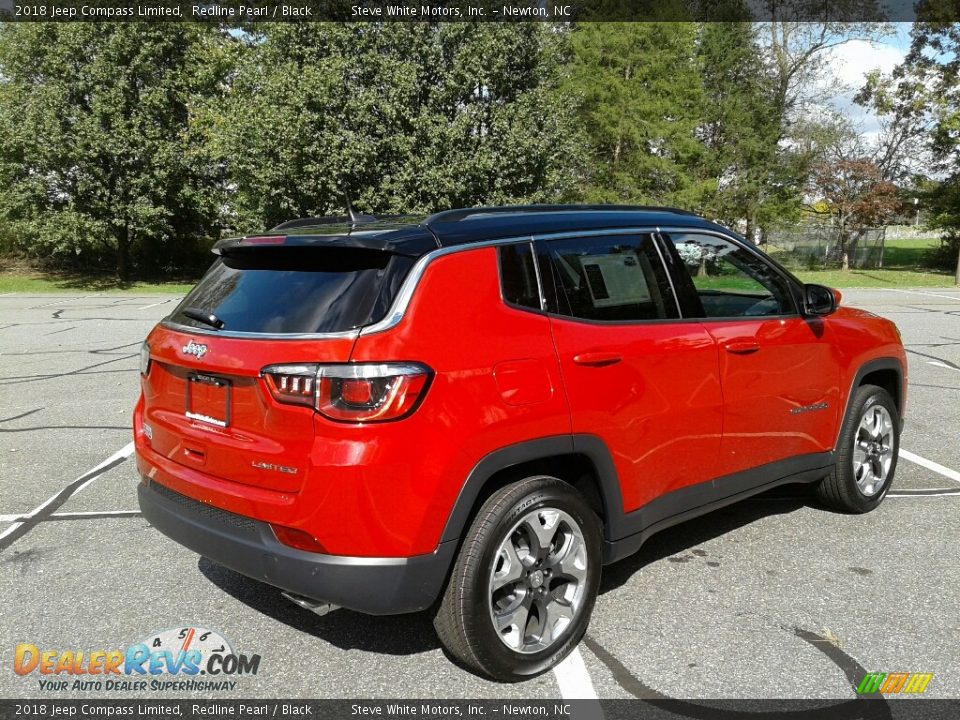 2018 Jeep Compass Limited Redline Pearl / Black Photo #6