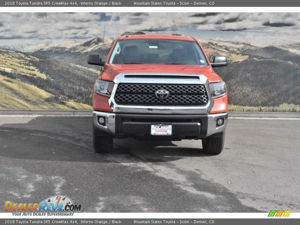 2018 Toyota Tundra SR5 CrewMax 4x4 Inferno Orange / Black Photo #2
